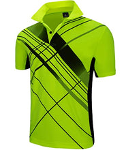 Load image into Gallery viewer, ZITY Golf Polo Shirts for Men Short Sleeve Athletic Tennis T-Shirt Lgreen-M