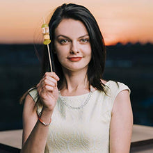 Load image into Gallery viewer, 14K Solid Yellow Gold 3.8mm Cuban Curb Link Chain Necklace- Lobster Claw Clasp (White, 20)