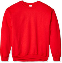 Load image into Gallery viewer, Gildan Men's Fleece Crewneck -Sweatshirt Style G18000, Red, Small
