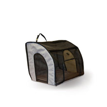 Load image into Gallery viewer, K&H Pet Products Travel Safety Pet Carrier Small Gray 17" x 16" x 15"