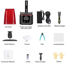 Load image into Gallery viewer, ELEGOO Resin 3D Printer, Mars 3 MSLA 3D Printer with 6.66 inches Ultra 4K Monochrome LCD and Ultra-high Printing Accuracy, Print Size 143×89×175mm/5.62×3.5×6.8in