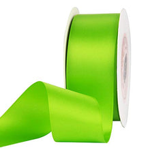Load image into Gallery viewer, VATIN 2 inches Solid White Double Faced Polyester Satin Ribbon for Craft, Gift Wrapping, Hair Bow, Wedding Deco 25 Yard Spool