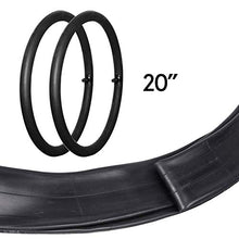 Load image into Gallery viewer, Rainmae 4 Pack 20 Inch Bike Inner Tubes, 20x1.75/1.90/1.95/2.10/2.125 Bicycle Inner Tube Tyres Replacement for 32mm Schrader Valve MTB Bike, Durable Butyl Rubber Bike Tires(Include 2 Tire Levers)