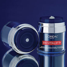 Load image into Gallery viewer, L'Oreal Paris Revitalift Pressed Night Cream with Retinol, Niacinamide, Visibly Reduce Wrinkles, Hydrate for Face, Under Eye, Neck, Chest, Dermatologist tested + Hyaluronic Acid Serum Sample
