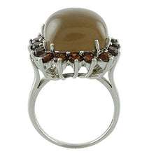 Load image into Gallery viewer, Carillon Certified Chocolate Moonstone Natural Gemstone Cushion Shape Engagement Ring 925 Sterling Silver Jewelry For Women for Men