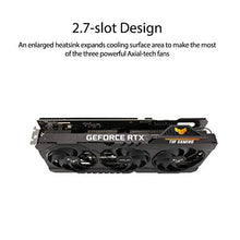 Load image into Gallery viewer, ASUS TUF Gaming NVIDIA GeForce RTX 3070 OC Edition Graphics Card- PCIe 4.0, 8GB GDDR6, HDMI 2.1 , DisplayPort 1.4a, Dual Ball Fan Bearings