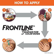 Load image into Gallery viewer, Frontline Plus Flea and Tick Treatment for Dogs (Small Dog, 5-22 Pounds, 3 Doses)