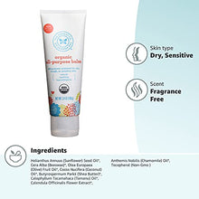 Load image into Gallery viewer, The Honest Company Organic All-Purpose Balm Certified Organic Plant-Based Hypoallergenic Skin Care Organic Sunflower, Olive, Coconut and Tamanu Oil Soothe Sensitive Skin 3.4 Ounces
