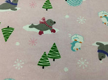 Load image into Gallery viewer, BURP CLOTHS Winter Seals Large Absorbent 100% Cotton Flannel & Terrycloth Baby Girl Burp Rags