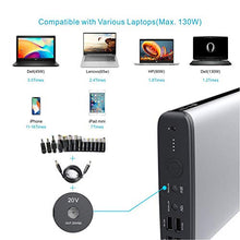 Load image into Gallery viewer, MAXOAK Laptop Power Bank 185Wh/50000mAh(Max.130W) Portable Laptop Charger External Battery Pack for Laptop iPad Phone Notebook