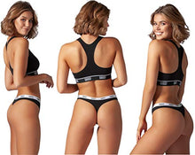 Load image into Gallery viewer, Bambody Sports Thong: Regular Underwear (Not Period Protection) (2X-LARGE, SINGLE PACK (BLACK))