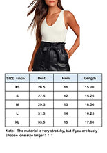Load image into Gallery viewer, CYVESOULA Women's Sleeveless V Neck Crop Tops T-Shirt Unique Slim Fit Sexy Tank Tops (Wine, XS)