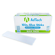 Load image into Gallery viewer, AdTech 10 inch Hot Sticks Full-Size Multi-Temp 5-lb Box All-Purpose Glue Sticks-7/16 X10 5lb, 5 POUND, Clear