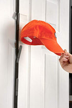 Load image into Gallery viewer, Perfect Curve CapRack18 Over-The-Door Hat Rack and Organizer |Baseball Cap Rack |Hat Rack Stand |Over The Door Hat Rack |Hat Rack For Door |Hat Rack For Closet |Two Straps |Holds Up To 18 Caps |Black