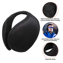 Load image into Gallery viewer, 4 Pieces Ear Muffs For Winter Ear Warmer Ear Covers Behind The Head Ear Muffs for Men Women Outdoor (Black, Grey, Dark Blue, Brown)