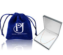 Load image into Gallery viewer, 10K Solid Gold 2.0MM Diamond Cut Mirror Chain Necklace - 14"-30"- Multiple colors (White, 20)