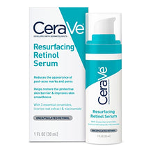 Load image into Gallery viewer, CeraVe Retinol Serum for Post-Acne Marks and Skin Texture | Pore Refining, Resurfacing, Brightening Facial Serum with Retinol | Fragrance Free & Non-Comedogenic| 1 Oz