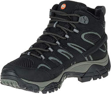 Load image into Gallery viewer, Merrell Women's Moab 2 Mid GTX Hiking Boot Black 6.5 B(M) US