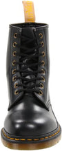Load image into Gallery viewer, Dr. Martens Vegan 1460 Smooth Black Combat Boot, Fleix Rub, 5 UK/US Women's 7 D US