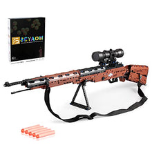 Load image into Gallery viewer, Seyaom DIY Building Blocks Model Toy, Simulation Handheld Shooting Toy, Model Kit Building Blocks Gun, Blaster Building Bricks Model Set (98K Mauser Rifle)(653pcs)