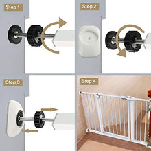 Load image into Gallery viewer, Vmaisi Baby Gate Wall Cup Protector Make Pressure Mounted Safety Gates More Stable - Wall Damage-Free - Fit for Doorway, Door Frame, Baseboard - Work on Dog & Pet Gates