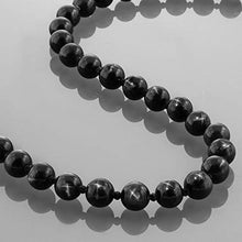 Load image into Gallery viewer, Gemshiner Black Star Necklace for Women Natural Black Star Diopside Gemstone Beads with 925 Sterling Silver 50 Chain Jewelry Necklace for Girls,Mom,Birthday