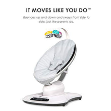Load image into Gallery viewer, 4moms mamaRoo 4 Baby Swing | Bluetooth Baby Rocker with 5 Unique Motions | Smooth, Nylon Fabric | Grey Classic