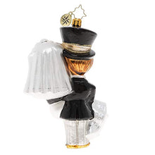 Load image into Gallery viewer, Christopher Radko Hand-Crafted European Glass Christmas Ornament, Married & Bright!