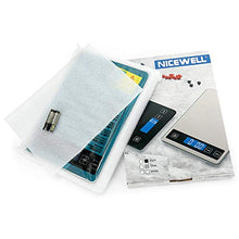 Load image into Gallery viewer, Nicewell Food Scale, 22lb Digital Kitchen Scale Weight Grams and oz for Cooking Baking, 1g/0.1oz Precise Graduation, Stainless Steel and Tempered Glass