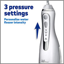 Load image into Gallery viewer, Waterpik Cordless Advanced Water Flosser For Teeth, Gums, Braces, Dental Care With Travel Bag and 4 Tips, ADA Accepted, Rechargeable, Portable, and Waterproof, White WP-560