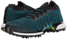 Load image into Gallery viewer, adidas Men's TOUR360 XT Primeknit Golf Shoe, core Black/Active Teal/Solar Slime, 10.5 Medium US