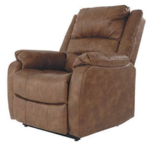 Load image into Gallery viewer, Signature Design by Ashley Yandel Power Lift Oversized Recliner Saddle