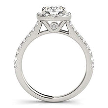 Load image into Gallery viewer, 0.75 Ct. Diamond Engagement Bridal Ring Set 14K Solid White Gold