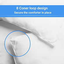 Load image into Gallery viewer, TEXARTIST Queen Size White Comforter Soft Quilted Down Alternative Duvet Insert with Corner Tabs, All Season, 4D Spiral Fiber, Machine Washable-88x88 inches,White