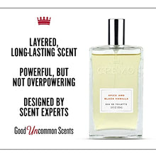 Load image into Gallery viewer, Cremo Spice & Black Vanilla Cologne Spray, An Explosion of Vibrant Spices, Tobacco and Black Vanilla, 3.4 Oz