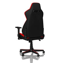 Load image into Gallery viewer, NITRO CONCEPTS S300 Gaming Chair - Inferno Red - Office Chair - Ergonomic - Cloth Cover - Up to 300 lbs Users - 90° to 135° Reclinable - Adjustable Height & Armrests