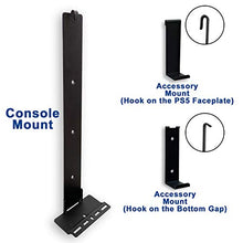 Load image into Gallery viewer, Wall Mount for PS5 Playstation 5 Disc Edition and Digital Edition (Mounts The Console on Wall Near or Behind TV with Invisible Design), Including 2 Accessory Holders for Controller & Headset (Black)