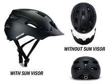Load image into Gallery viewer, Wantdo Specialized Bike Helmet Safety Bicycle Helmet with Removable Visor Adjustable and Multi-Sports Helmet with Air Vents for Men and Women,Youth for Road Mountain Skateboard BMX