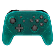 Load image into Gallery viewer, eXtremeRate Emerald Green Faceplate Backplate Handles for Nintendo Switch Pro Controller, DIY Replacement Grip Housing Shell Cover for Nintendo Switch Pro - Controller NOT Included