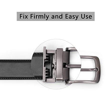 Load image into Gallery viewer, Men's Belt, Leather Reversible Belt for Men Black and Brown Dress Belt Rotate Buckle Gift Box (Black and coffee, Suit for waist size 30- 33 Inches)