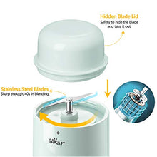 Load image into Gallery viewer, Portable Personal Blenders for Shakes and Smoothies, USB Rechargeable Mini Smoothie Blenders for Kitchen Small Handheld Blenders Juicer Cup with 11.84oz BPA Free Travel Sports Bottle and Lid