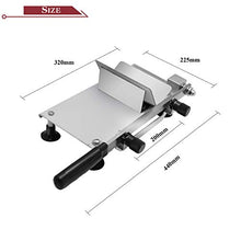 Load image into Gallery viewer, BAOSHISHAN Manual Frozen Meat Slicer Household Slicing Machine Cutter Stainless Steel for Mutton Beef Roll Bacon Cheese Vegetable Hot Pot Helper ZB-208B