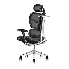 Load image into Gallery viewer, Ergonomic Office Chair with Headrest Adj and Tilt Limiter | Backrest Height Adj | Seat Depth Adj | 3-Dimensional Dynamic Backrest and Lumbar Support | Aluminum Frame/Base with Standard Carpet Casters