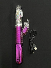 Load image into Gallery viewer, Telescopic Waterproof USB Cable Rechargeable Handheld Massager V4678 Bead Dual Motor Silent Rotating Easy to Carry Vi