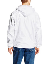 Load image into Gallery viewer, Charles River Apparel unisex adult & Water-resistant Pullover Rain (Reg/Ext Sizes) Windbreaker Jacket, White, Large US