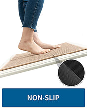 Load image into Gallery viewer, Kitchen-Runner Rugs 1.6' x 8' Non Skid Washable Hallway Runner-Rugs, Kitchen Runner Rugs and mats for Kitchen, Front of Sink, Kitchen Mats for Floor (Beige, 1.6'x8')