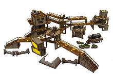 Load image into Gallery viewer, War World Gaming Industry of War 3 x Toxic Waste Cess Pits – 28mm Wargaming Terrain Model Diorama Scenery Sci-Fi Battle Tabletop Warfare Destroyed Wargame