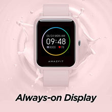 Load image into Gallery viewer, Amazfit Bip S Lite Smart Watch Fitness Tracker for Women, 30 Days Battery Life, 1.28”Always-on Display, 14 Sports Modes, Heart Rate & Sleep Monitor, 5 ATM Waterproof, for Android Phone iPhone(Pink)