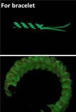 Load image into Gallery viewer, ZJchao 9 Strand 550 Luminous Glow in The Dark Paracord Parachute Cord (White, 50ft)
