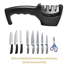 Load image into Gallery viewer, Knife Sharpeners,3 Stages Knife Sharpener Professional Kitchen Sharpening Stone Tungsten Steel Ceramic Kitchen Knives Accessories